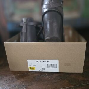 Naked Feet Charcoal Gray Boots
